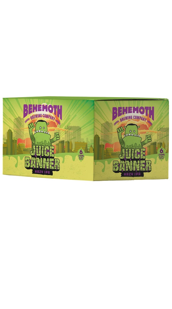 Behemoth Juice Banner Hazy IPA 6pk 330ml cans