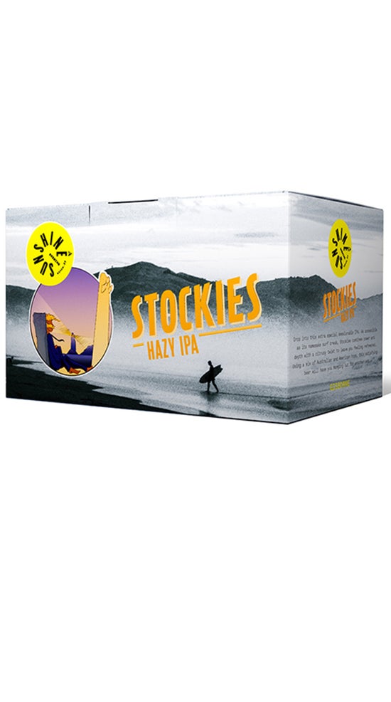 Sunshine Stockies Session Hazy IPA 6 Pack 330ml Cans