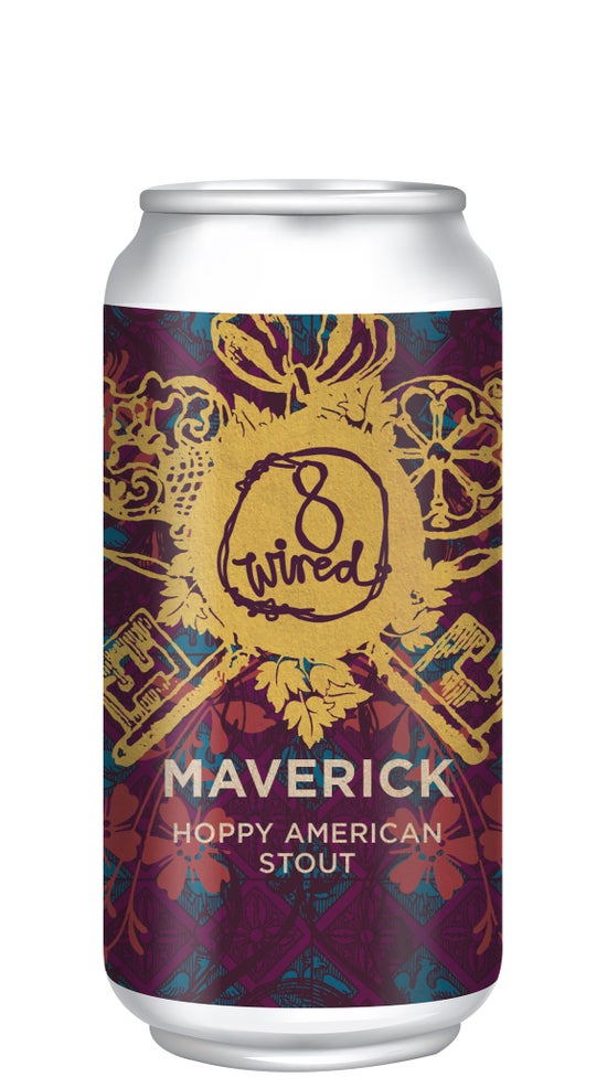 8 Wired Maverick Stout 440ml can