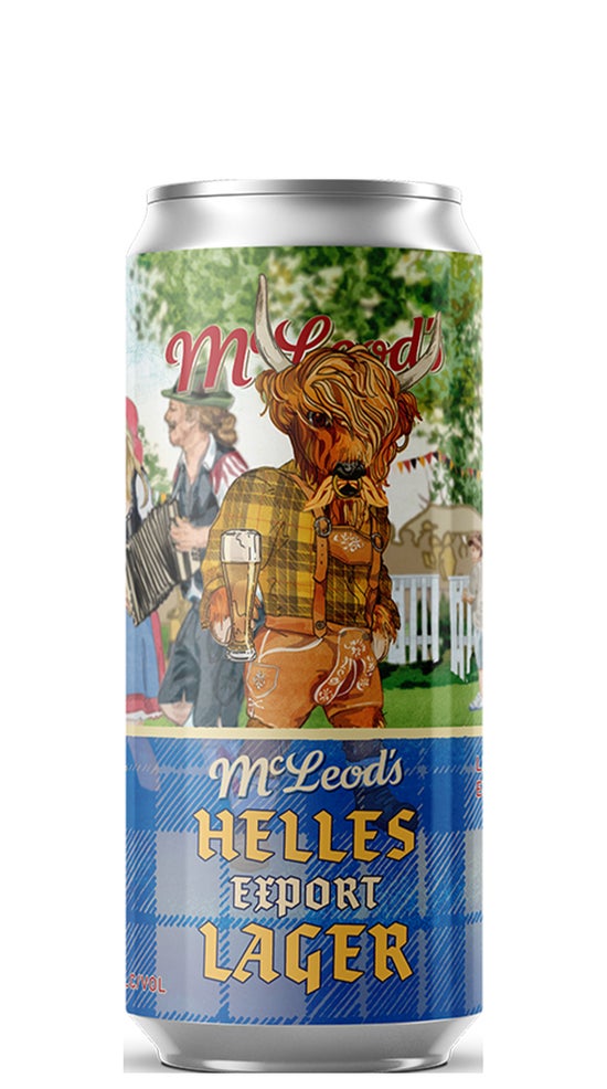 McLeod's Helles Export Lager 440ml can
