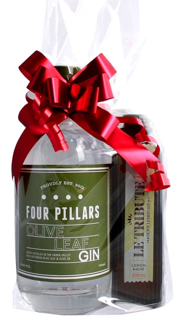  Four Pillars Olive Leaf Gin 700ml &amp; Le Tribute Olive Lemonade Pack