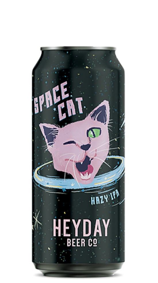 Heyday Time Cat Hazy IPA 440ml can