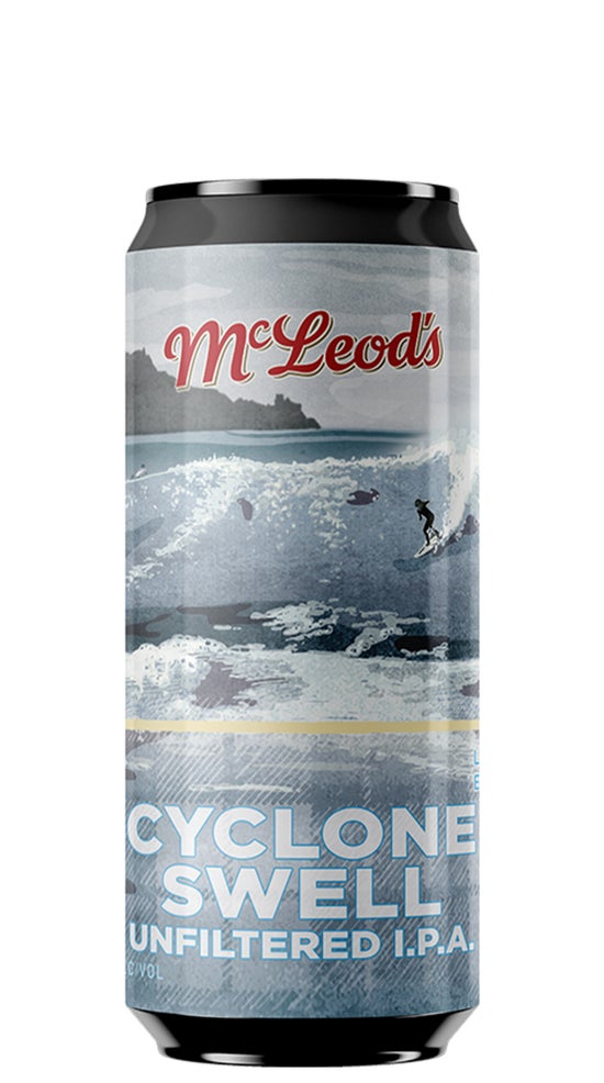 Mcleod's Cyclone Swell Unfiltered IPA 440ml can