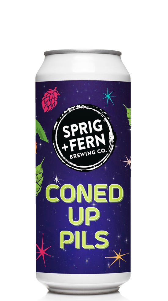 Sprig + Fern Coned Up Pils 440ml can