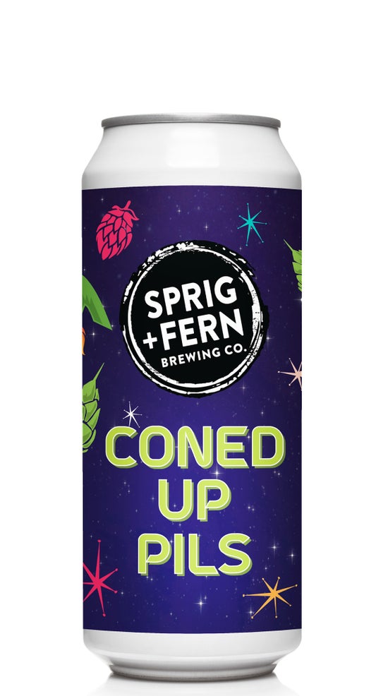 Sprig + Fern Coned Up Pils 440ml can