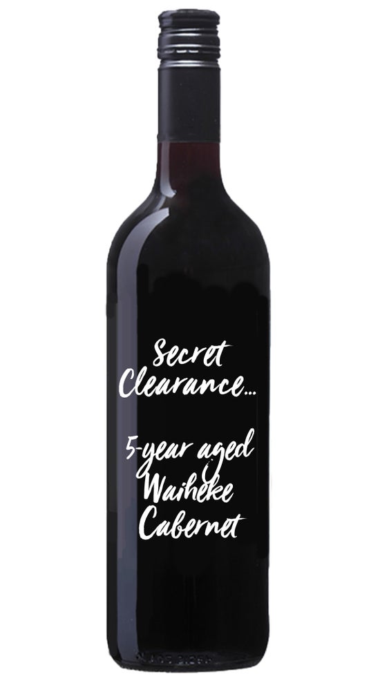 Hidden Label Waiheke Island Red Blend