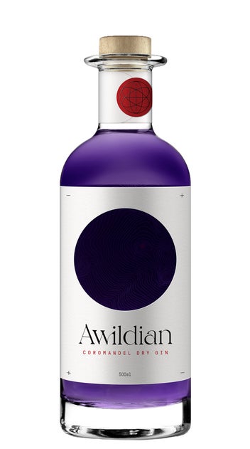  Awildian Blue Gin 500ml bottle