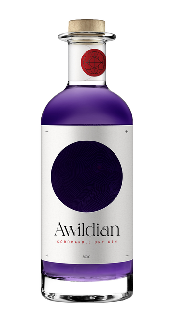  Awildian Blue Gin 500ml bottle