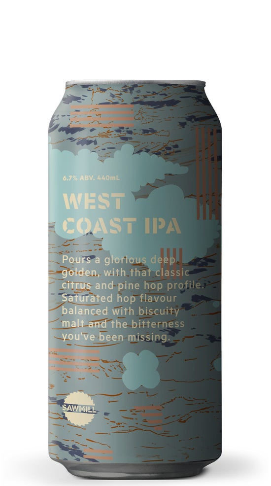Sawmill West Coast IPA 440ml can