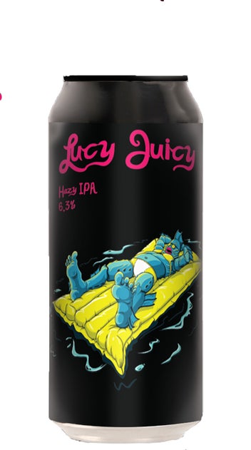 Double Vision Lucy Juicy Hazy IPA 440ml can