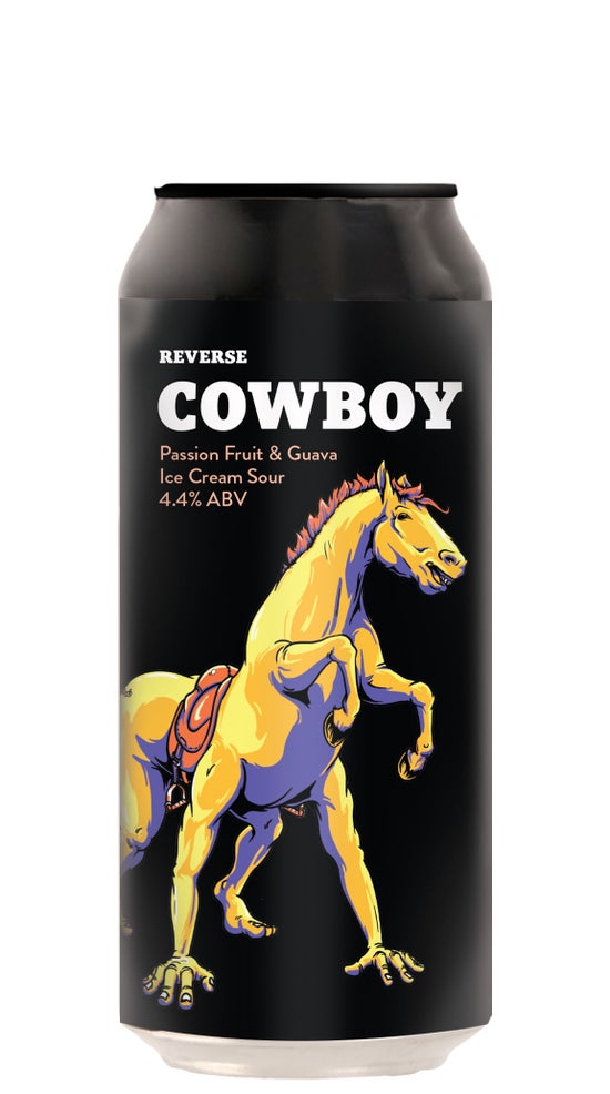 Double Vision Reverse Cowboy Passionfruit & Guava Sour 440ml can