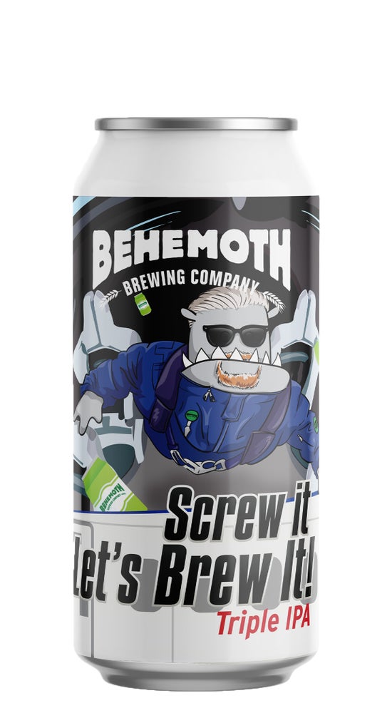 Behemoth Screw It Let’s Brew It Triple IPA 440ml can