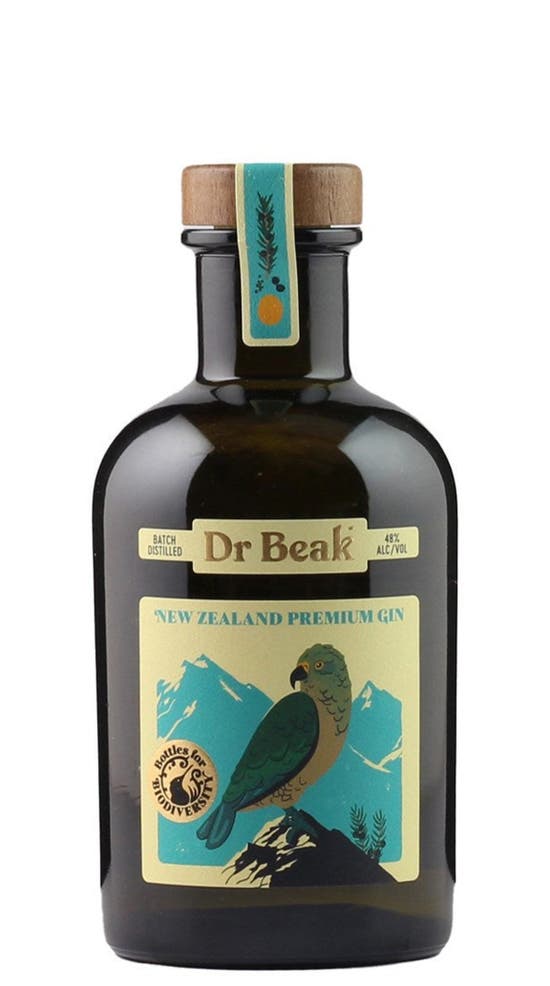 Dr Beak New Zealand Premium Gin 500ml bottle