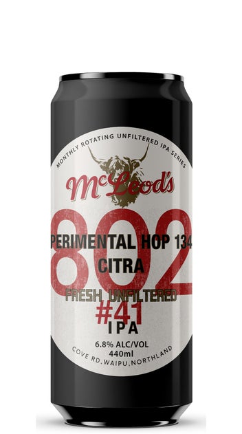  McLeod's 802#41 Hazy IPA 440ml can