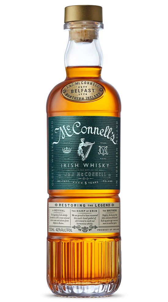 McConnell's Irish Whiskey 5yr old 700ml bottle