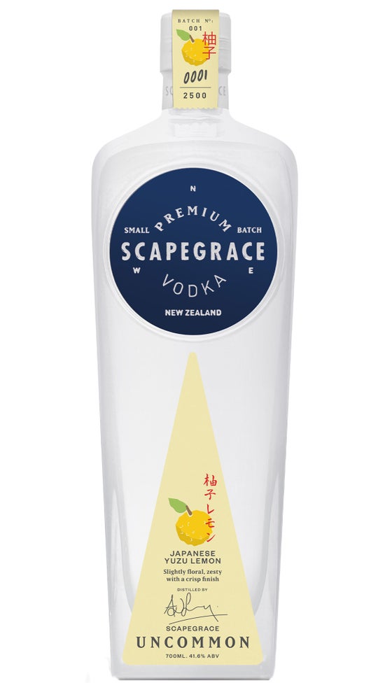 Scapegrace Yuzu Lemon Vodka 700ml bottle