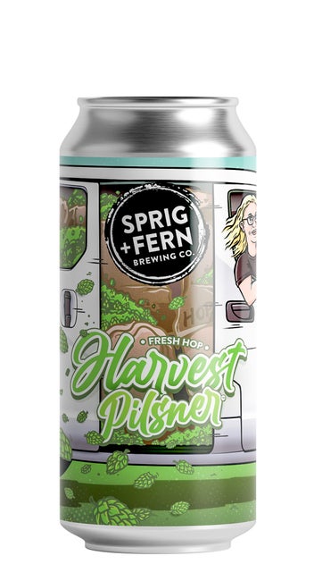  Sprig + Fern Fresh Hop Harvest Pilsner 440ml