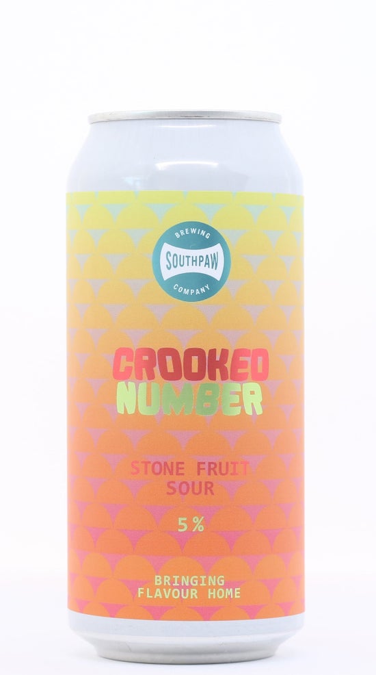Southpaw Brewing Crooked Number Stone Fruit Sour 440ml can