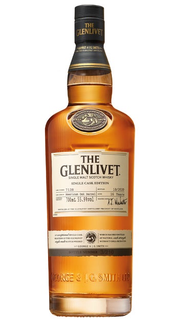 16 The Glenlivet American Oak Cask 16YO 700ml bottle