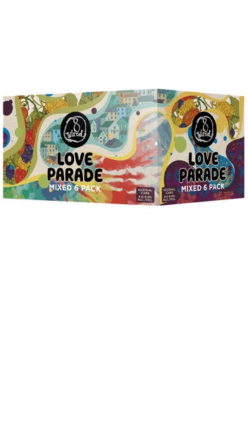  8 Wired Love Parade Mixed 6 Pack 330ml cans