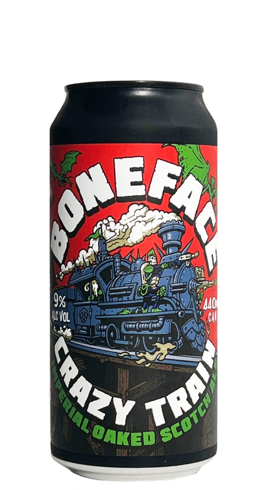 Boneface Crazy Train Imperial Oaked Scotch Ale 440ml