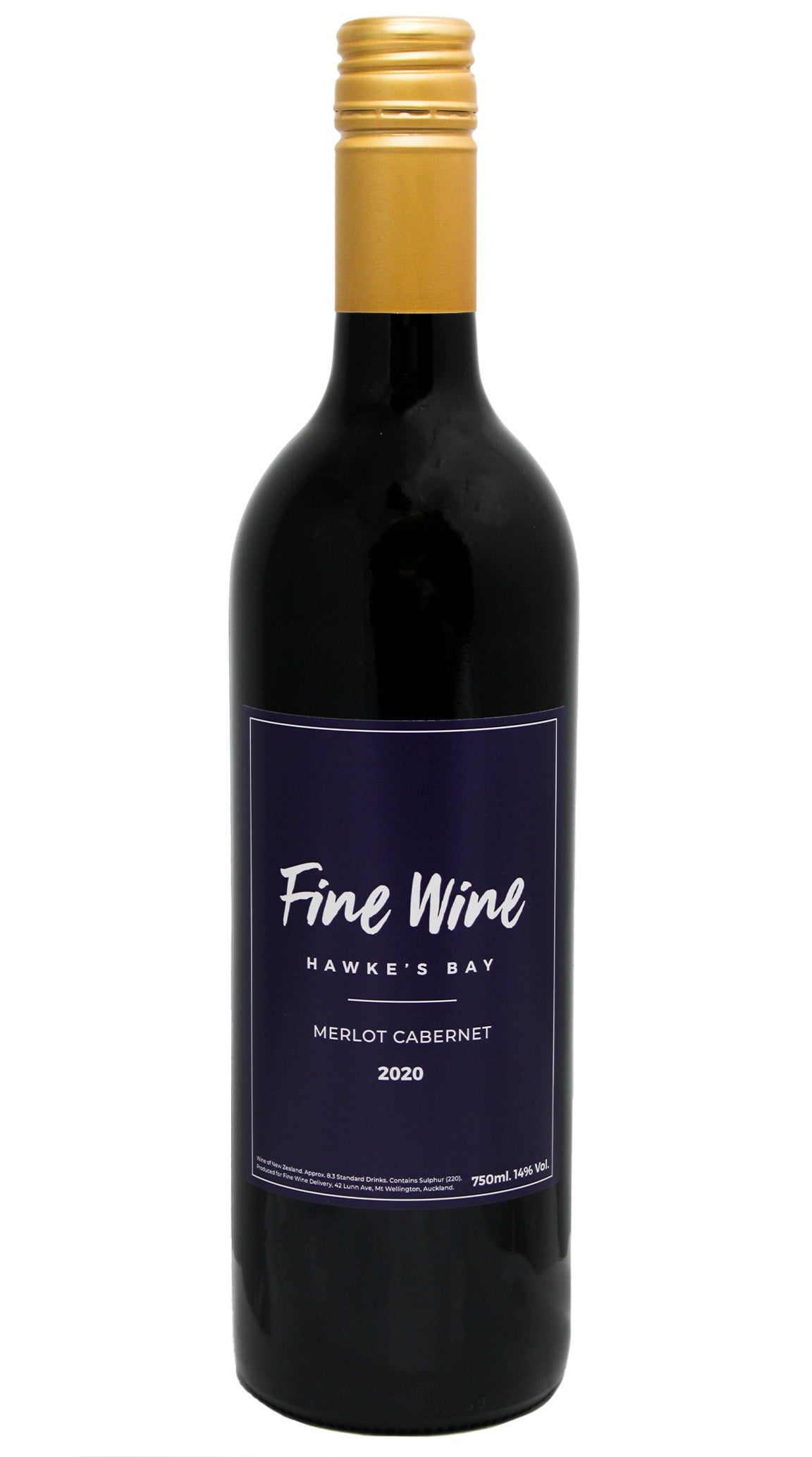 2020 Fine Wine Delivery Hawke's Bay Merlot Cabernet - Fine Wine Delivery