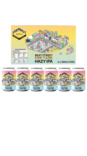  Urbanaut Beat Street Low Carb Hazy IPA 6 pack