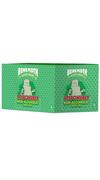  Behemoth Brewing Responsibly Non Alcoholic Hazy IPA 6pk