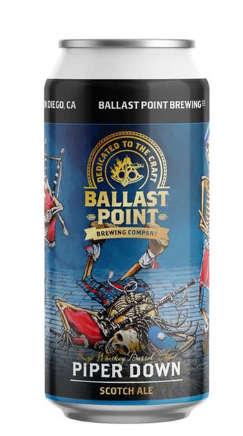  Ballast Point - Piper Down Rye Whiskey Barrel Aged Scotch Ale 440ml