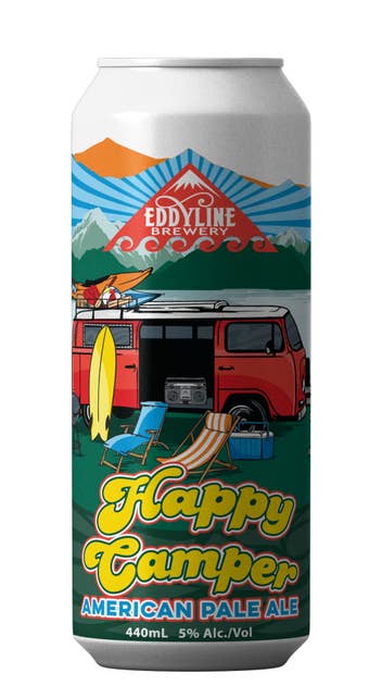  Eddyline Happy Camper American Pale Ale 440ml can