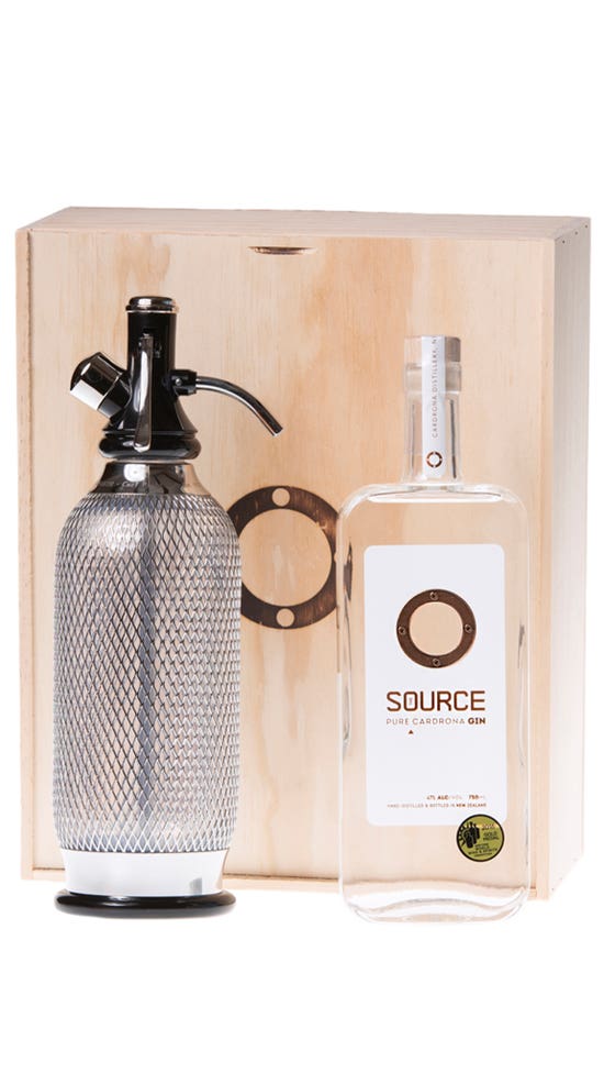 The Source Pure Cardrona Gin & Soda Siphon Gift Set