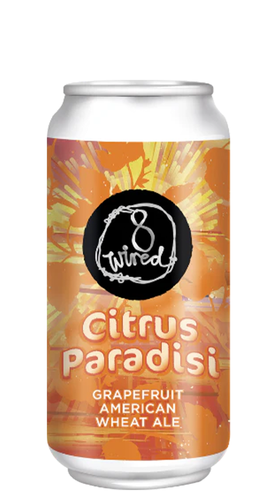 8 Wired Citrus Paradisi Grapefruit American Wheat Ale 440ml