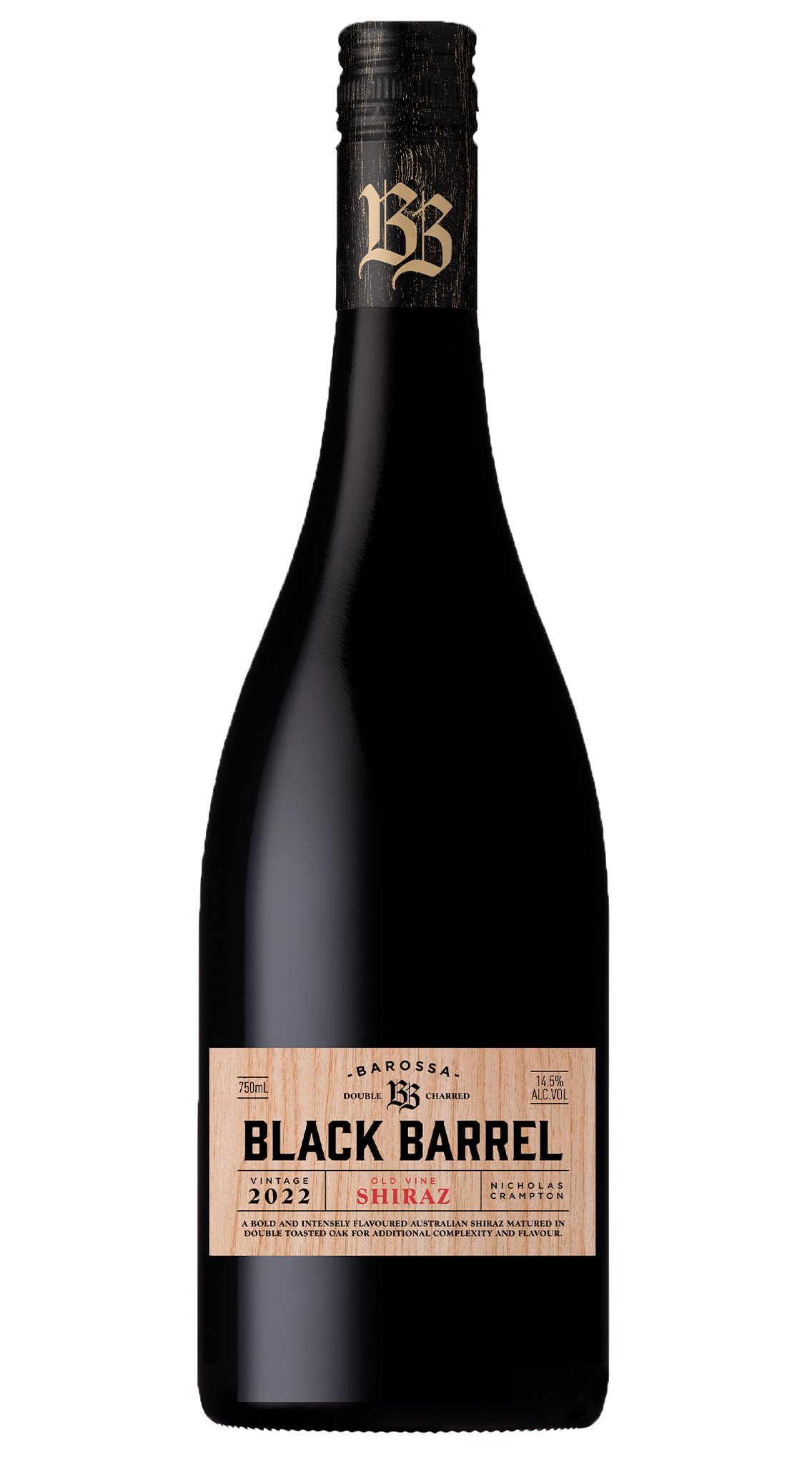 2022 Black Barrel Barossa Shiraz Fine Wine Delivery