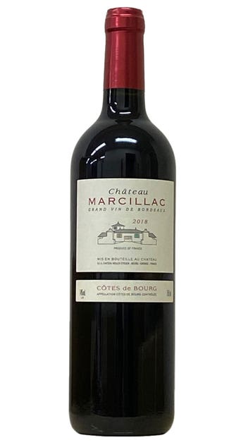2018 Chateau Marcillac Cotes-de-Bourg AOC