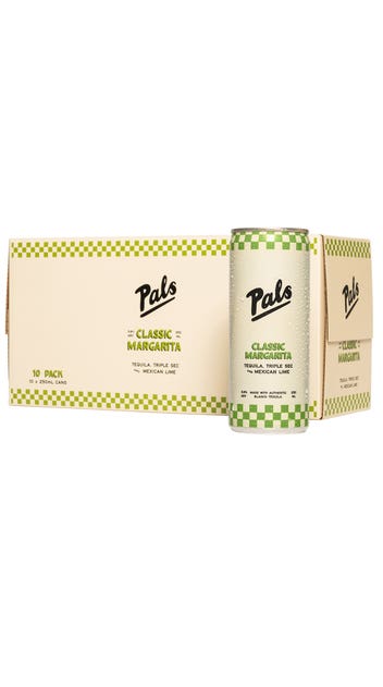  Pals Classic Margarita cocktail 10x250ml cans