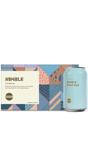  Sawmill Nimble 2.5% Pale Ale 6pack cans