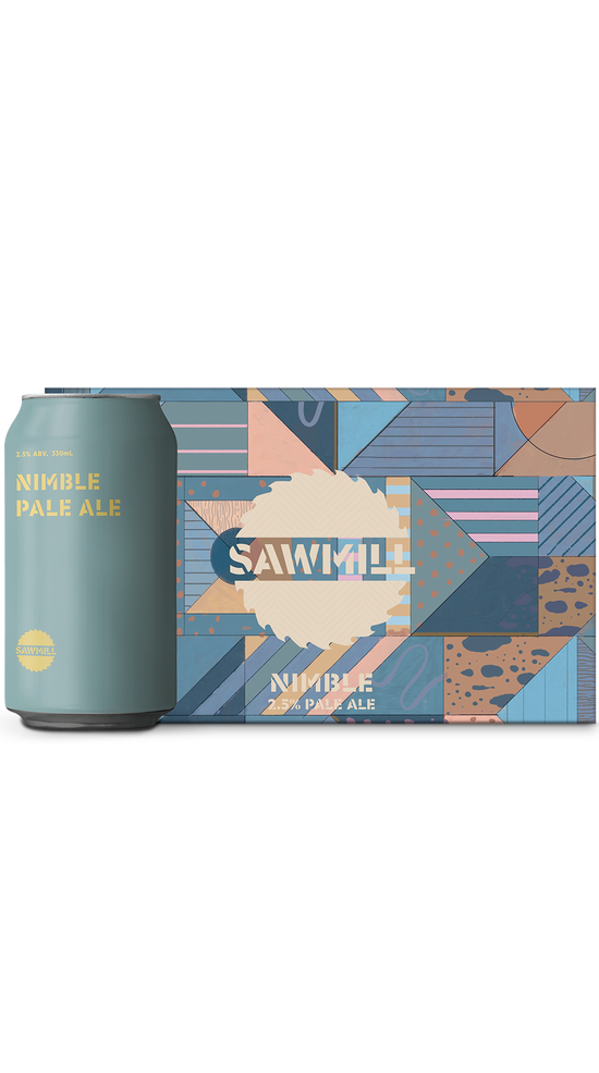 Sawmill Nimble 2.5% Pale Ale 6pack cans