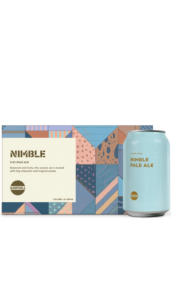 Sawmill Nimble 2.5% Pale Ale 6pack cans