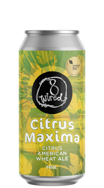  8 Wired Citrus Maxima - Citrus American Wheat Ale - 5.0% 440ml Can