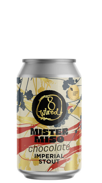  8 Wired Mister Miso - Chocolate Imperial Stout 10% 330ml Can