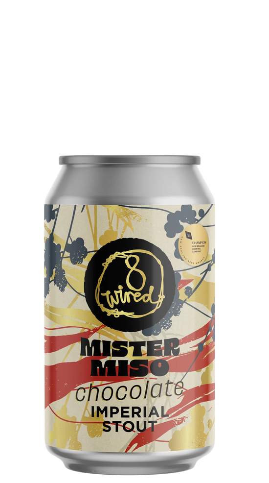 8 Wired Mister Miso - Chocolate Imperial Stout 10% 330ml Can