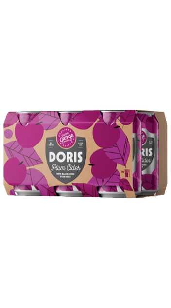  Good George Black Doris Cider 6x330ml Cans