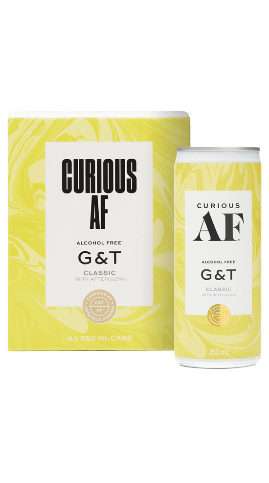 Curious AF Classic G&T 4 x 250ml