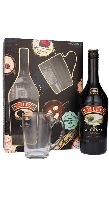  Baileys Irish Cream &amp; Hot Chocolate Mug Gift Pack 700ml