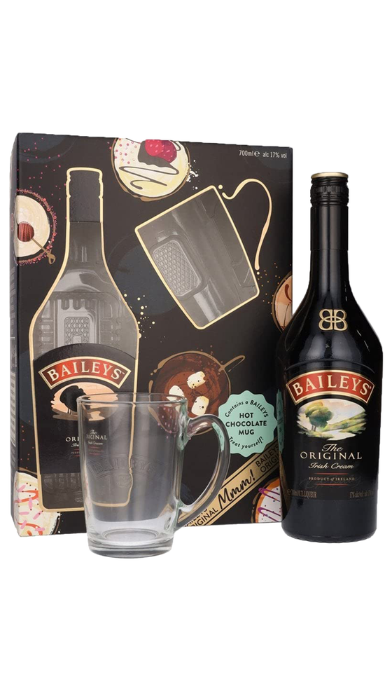 Baileys Irish Cream & Hot Chocolate Mug Gift Pack 700ml