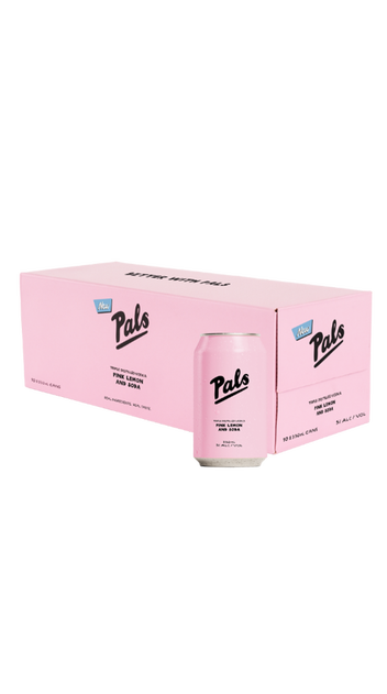  Pals Vodka Pink Lemon &amp; Soda 10 pack 330ml cans