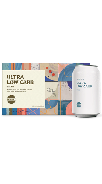 Sawmill Ultra Low Carb Lager 6 pack