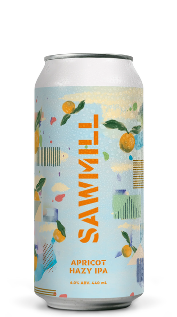  Sawmill Apricot Hazy IPA 440ml can