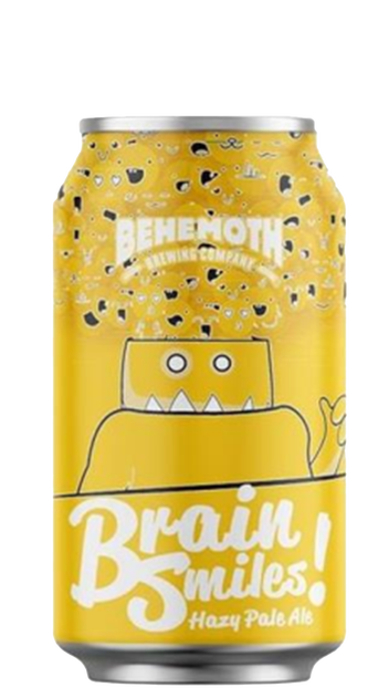  Behemoth Brain Smiles Hazy Pale Ale 330ml can
