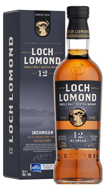  Loch Lomond Inchmoan Rich Smoke &amp; Spice 12 YO Single Malt Scotch Whisky